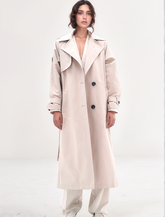 Savannah Classic Beige Trench Coat