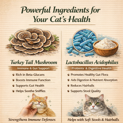Turkey Tail Immune Support for Cats