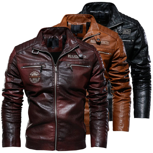 Roman Lederjacke