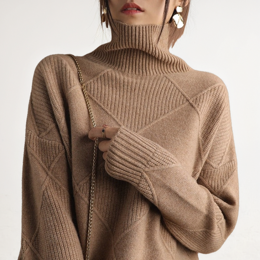 Selina Elegant Turtleneck Sweater