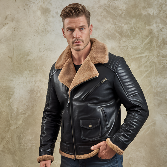 Christian leather jacket