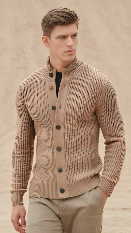 Hans Knitted Cotton Cardigan