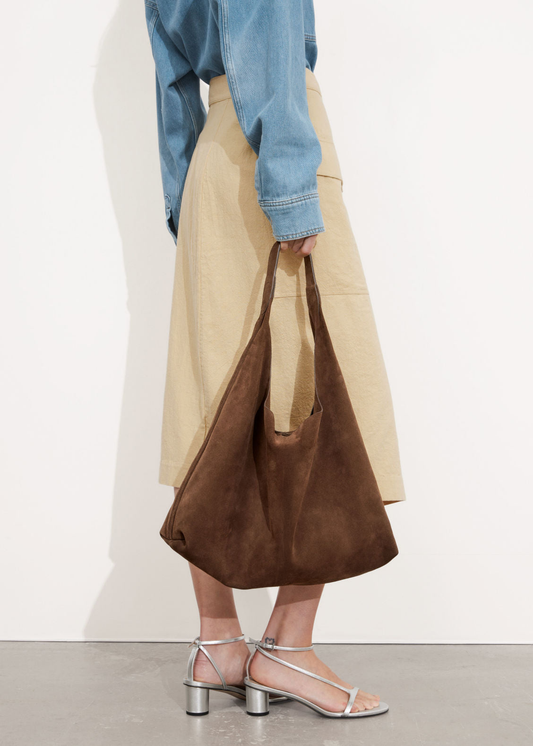 The Matilda Suede Leather Tote