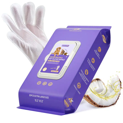 Hypoallergenic Disposable 20Pcs Pet Wipes