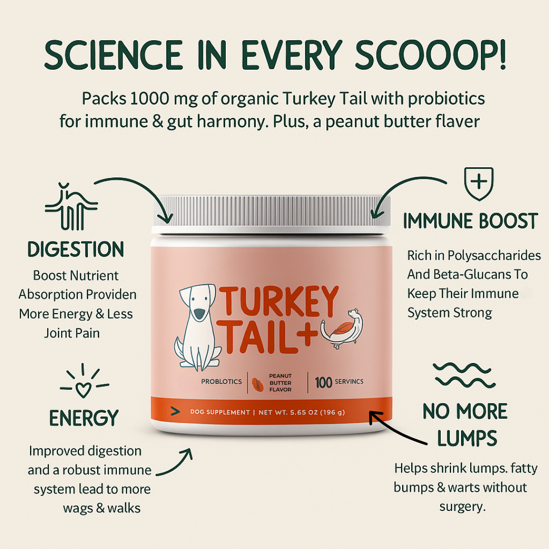 Turkey Tail + Probiotic Scoops